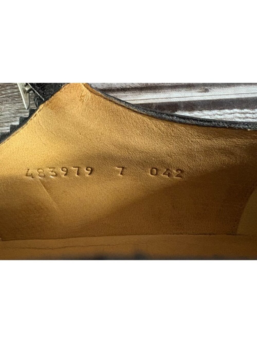 Gucci Brogue Leather Thesis Cutout Detail loafer sz 7 color black mspr $1410 NEW - Picture 9 of 9